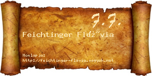 Feichtinger Flávia névjegykártya